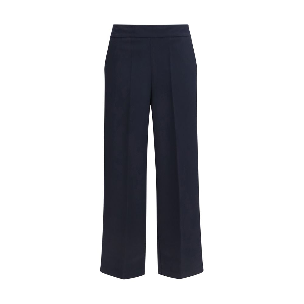 Pantalon décontracté bleu en polyester Avenue Montaigne