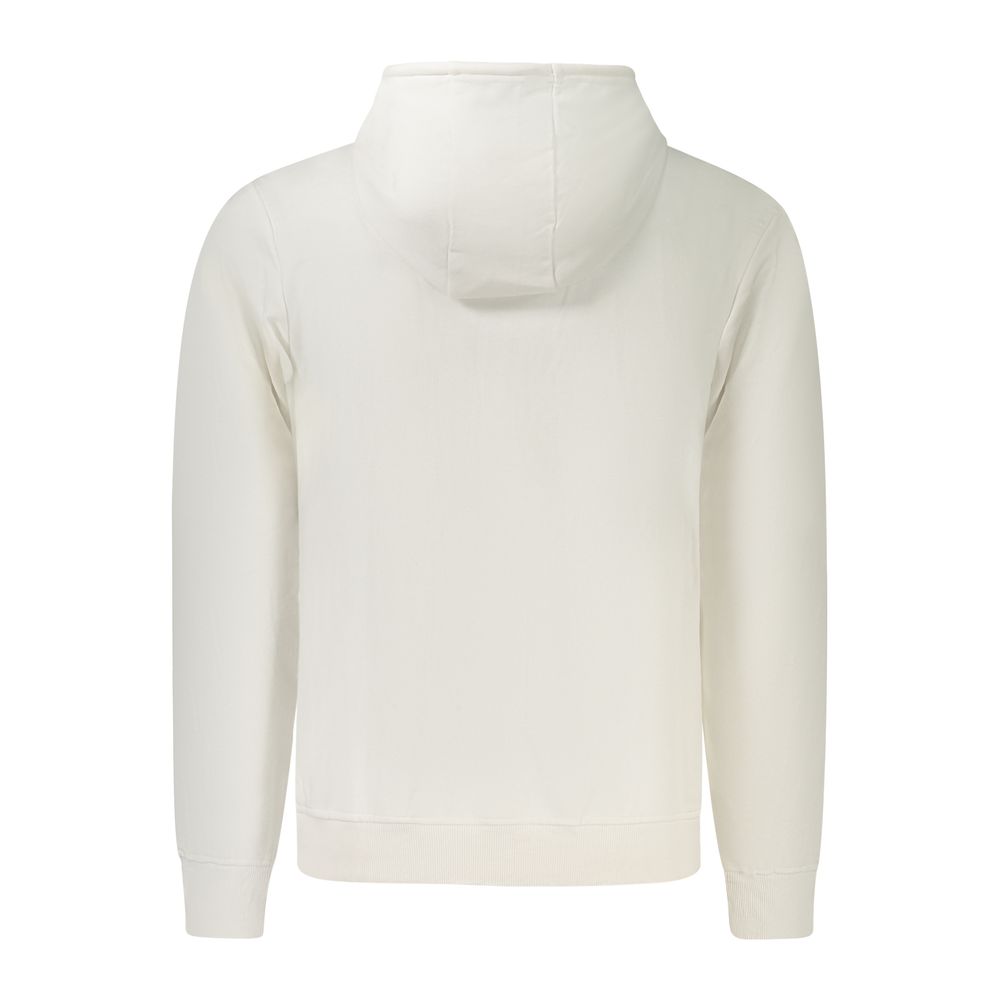 Sweat-shirt américain en coton blanc pour homme