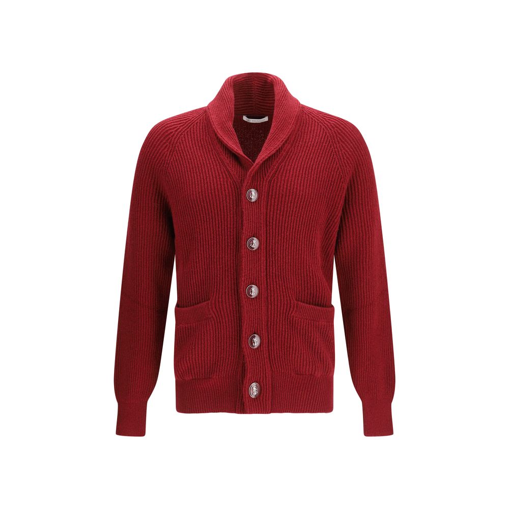 Gilet multicolore en coton Brunello Cucinelli
