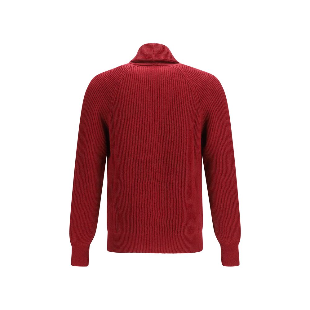 Gilet multicolore en coton Brunello Cucinelli