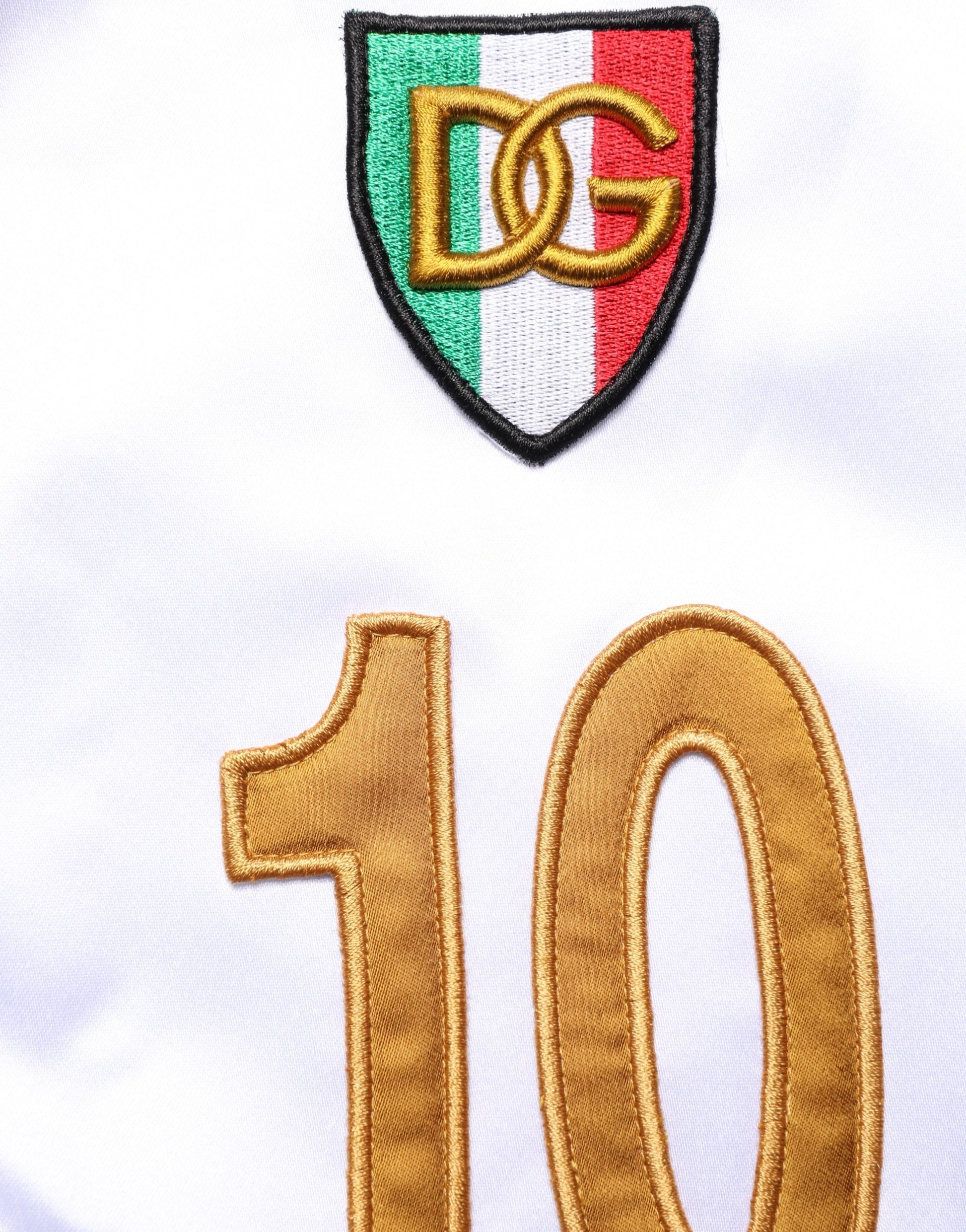 T-shirt Dolce & Gabbana multicolore à col rond avec logo DG