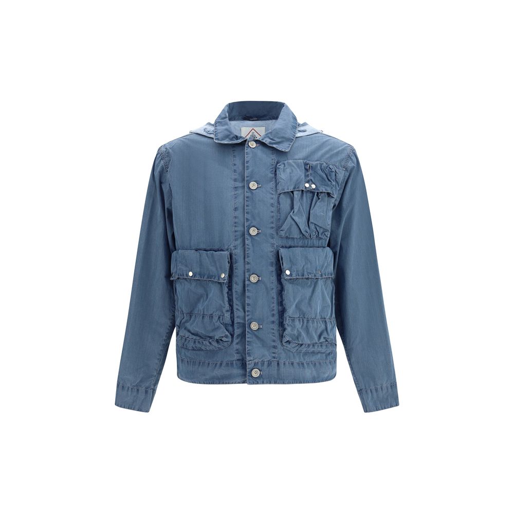 Veste longue C.P. Company en coton bleu