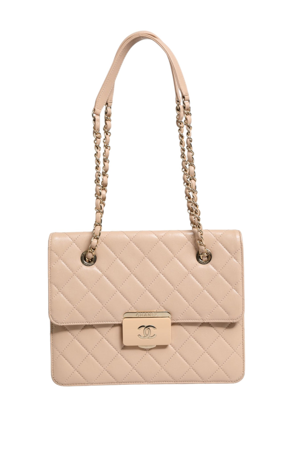 Sac à rabat Chanel Quilted Leather Beauty Lock
