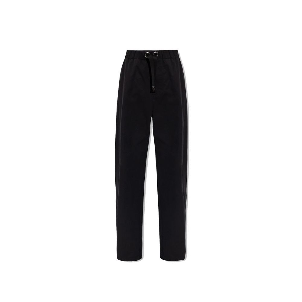 Pantalon décontracté Versace en coton noir