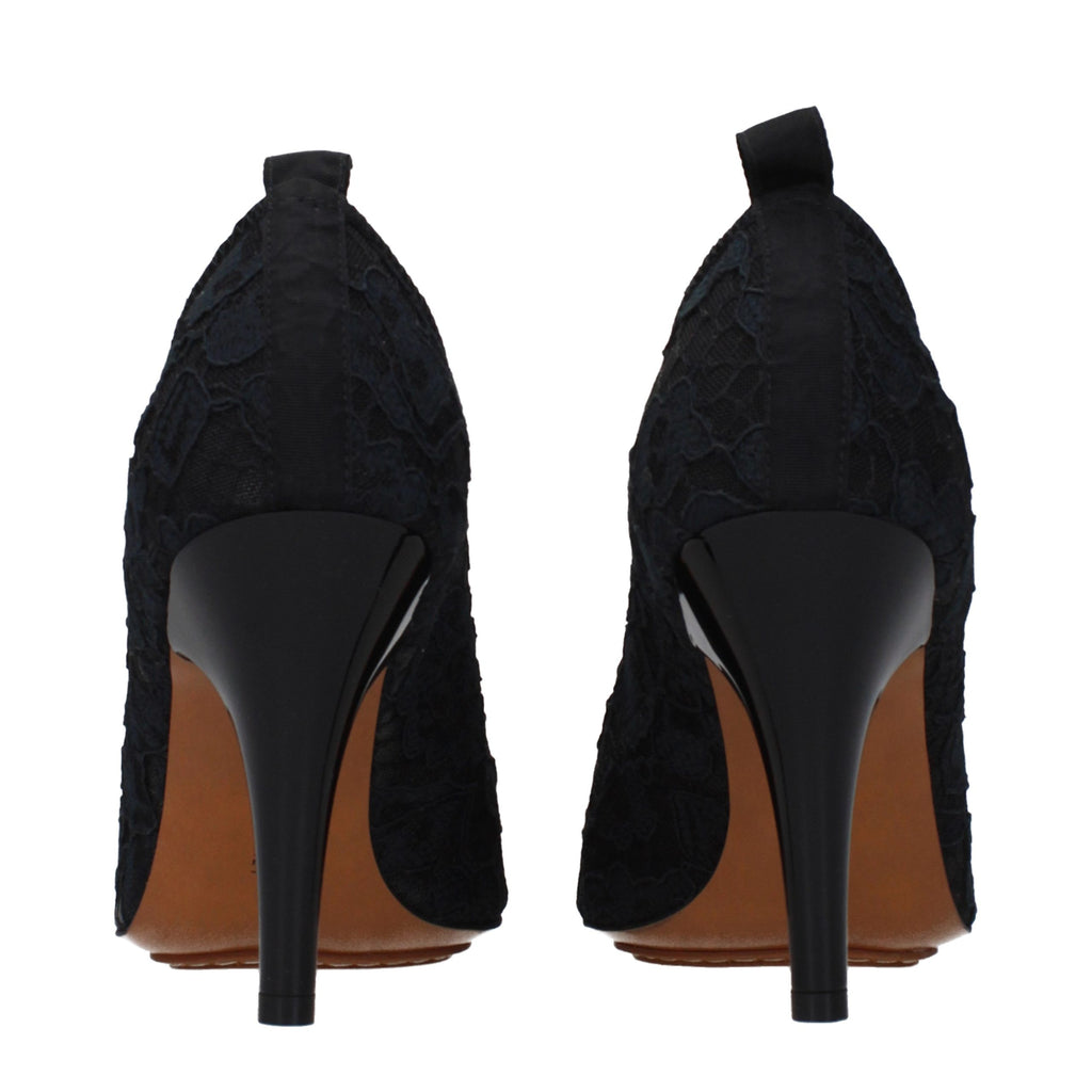 Escarpins noirs en tissu à talon haut Stella McCartney