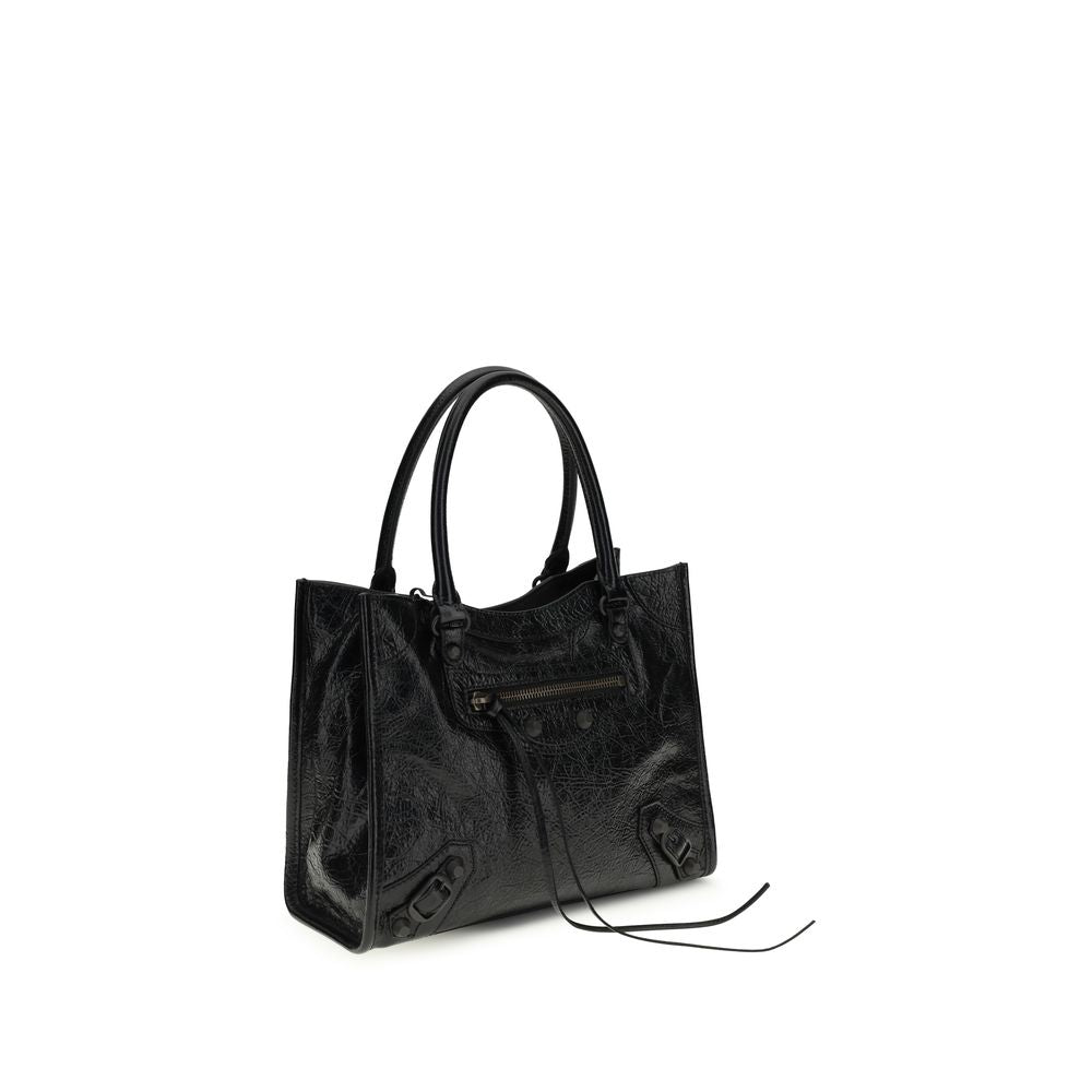 Sac bandoulière Balenciaga en agneau noir Ovis Aries Aries