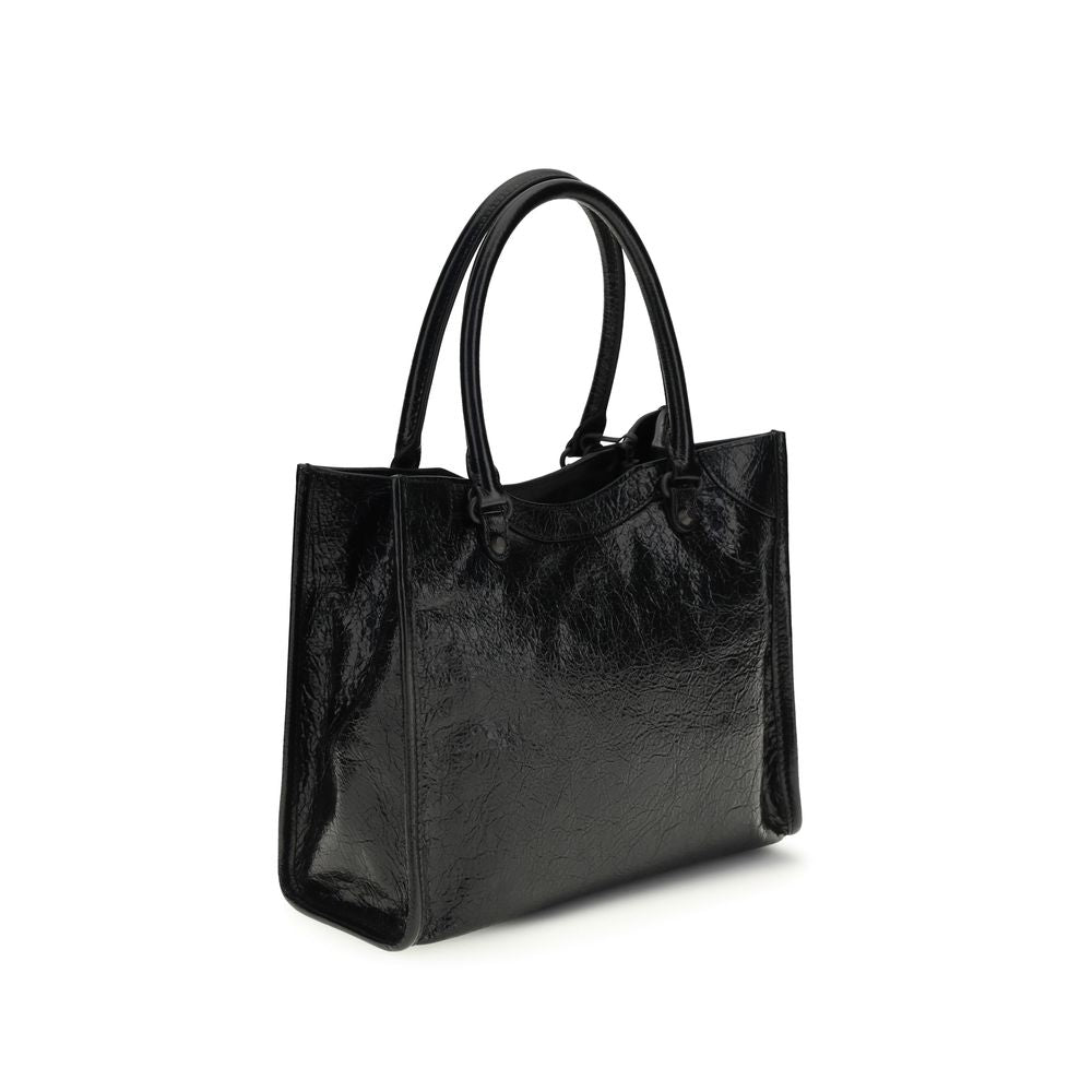 Sac bandoulière Balenciaga en agneau noir Ovis Aries Aries