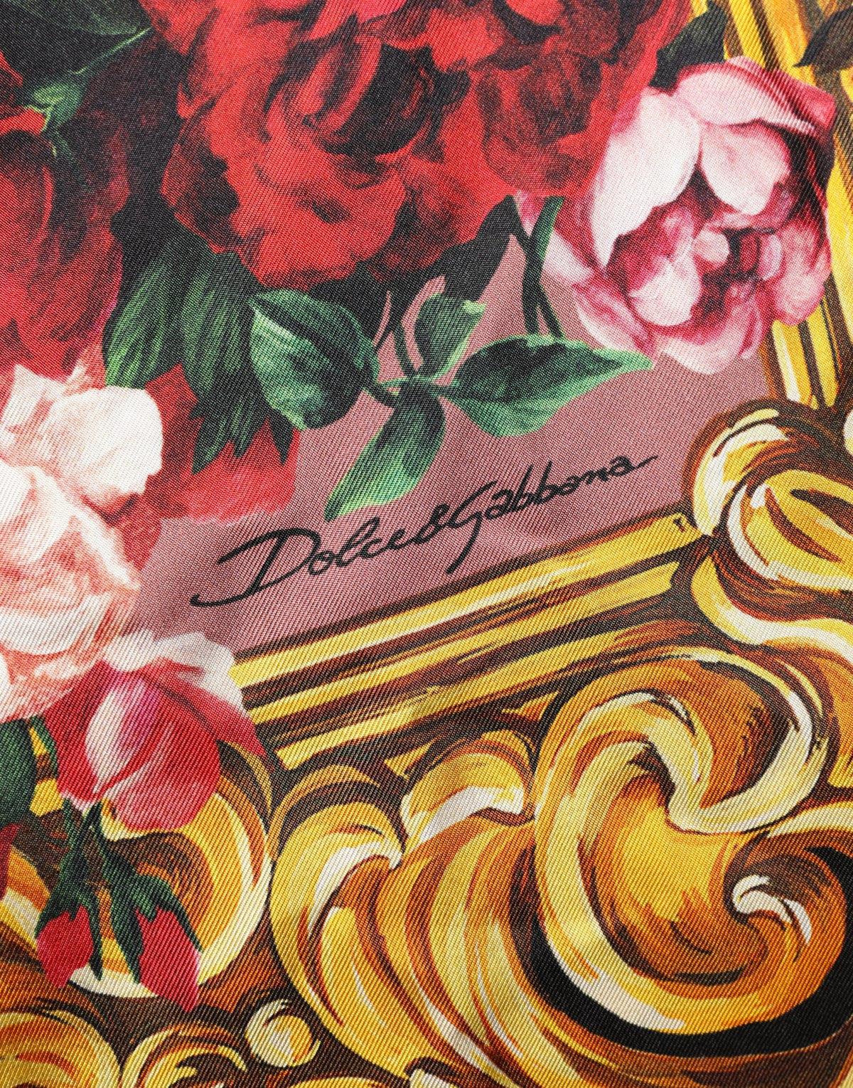 Chemisier à manches longues Dolce & Gabbana multicolore à fleurs avec boutons