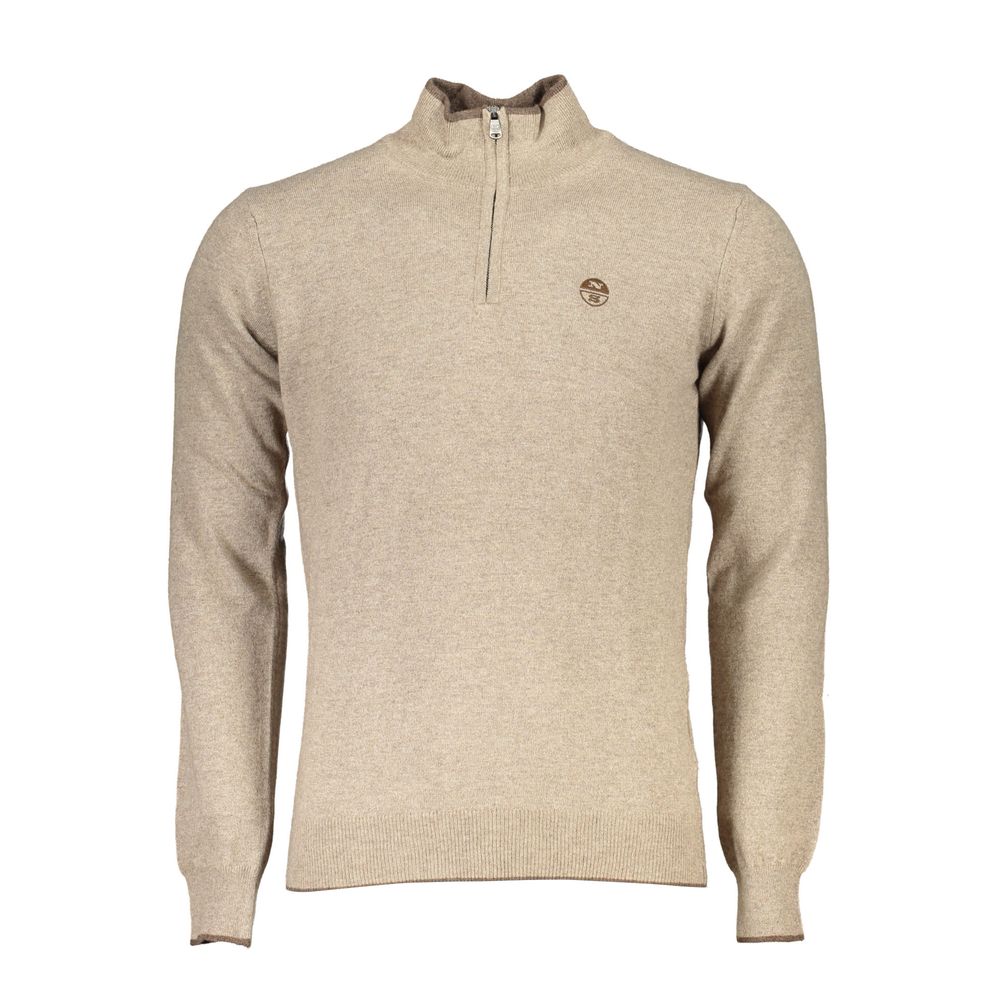 Pull North Sails pour homme en tissu beige