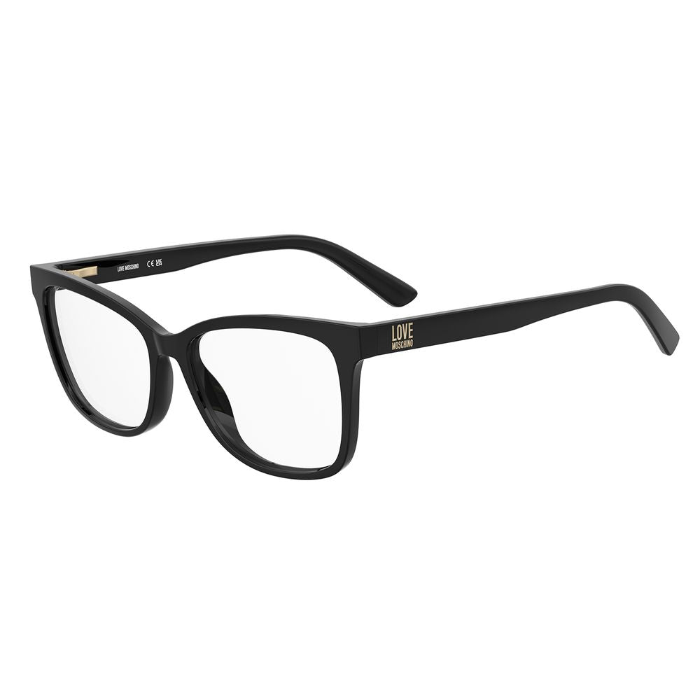 Lunettes (montures) en plastique noir Love Moschino