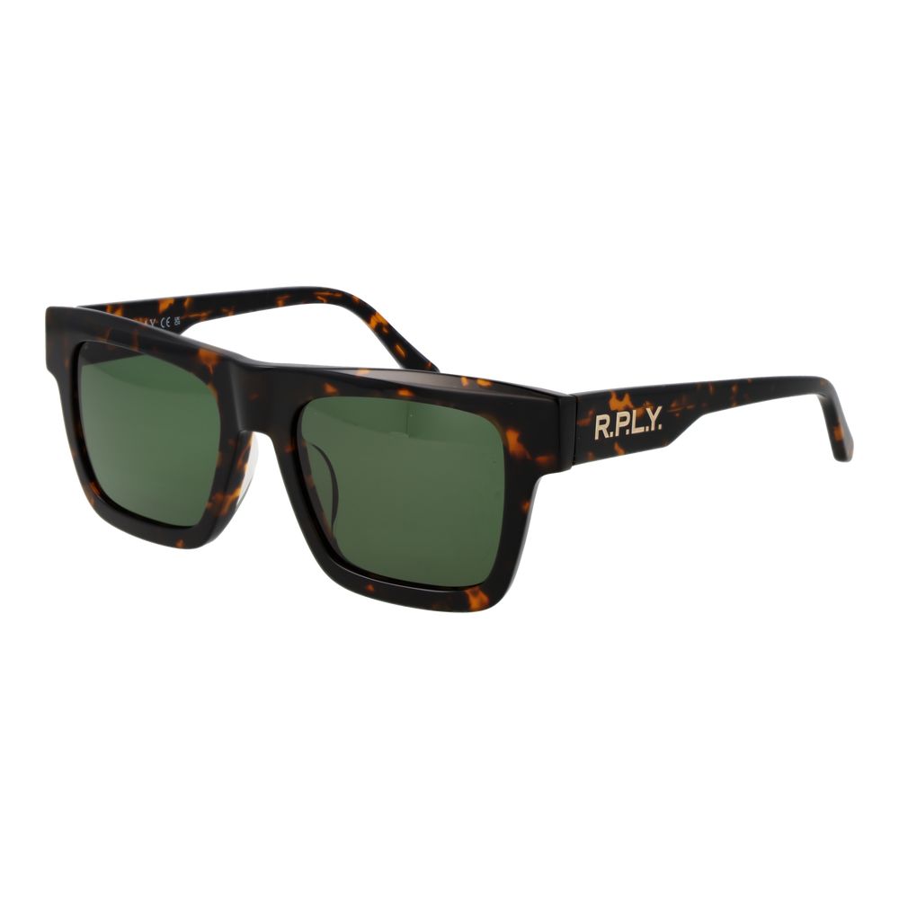 Lunettes de soleil Replay en acétate marron