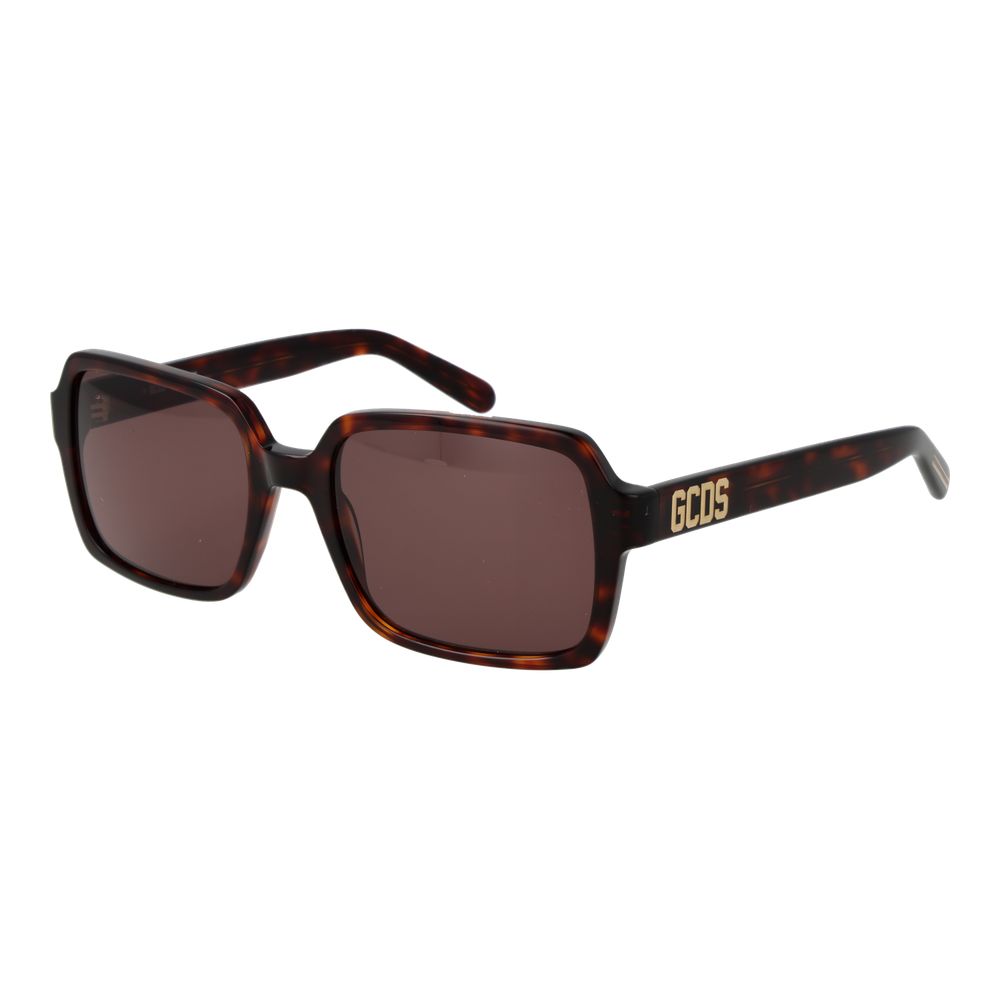 Lunettes de soleil GCDS en plastique marron