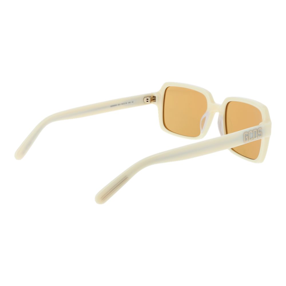 Lunettes de soleil GCDS en plastique beige