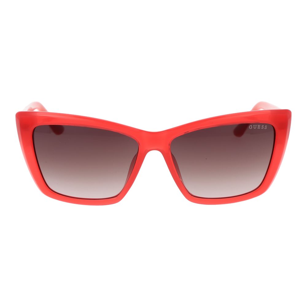 Lunettes de soleil en plastique rose Guess