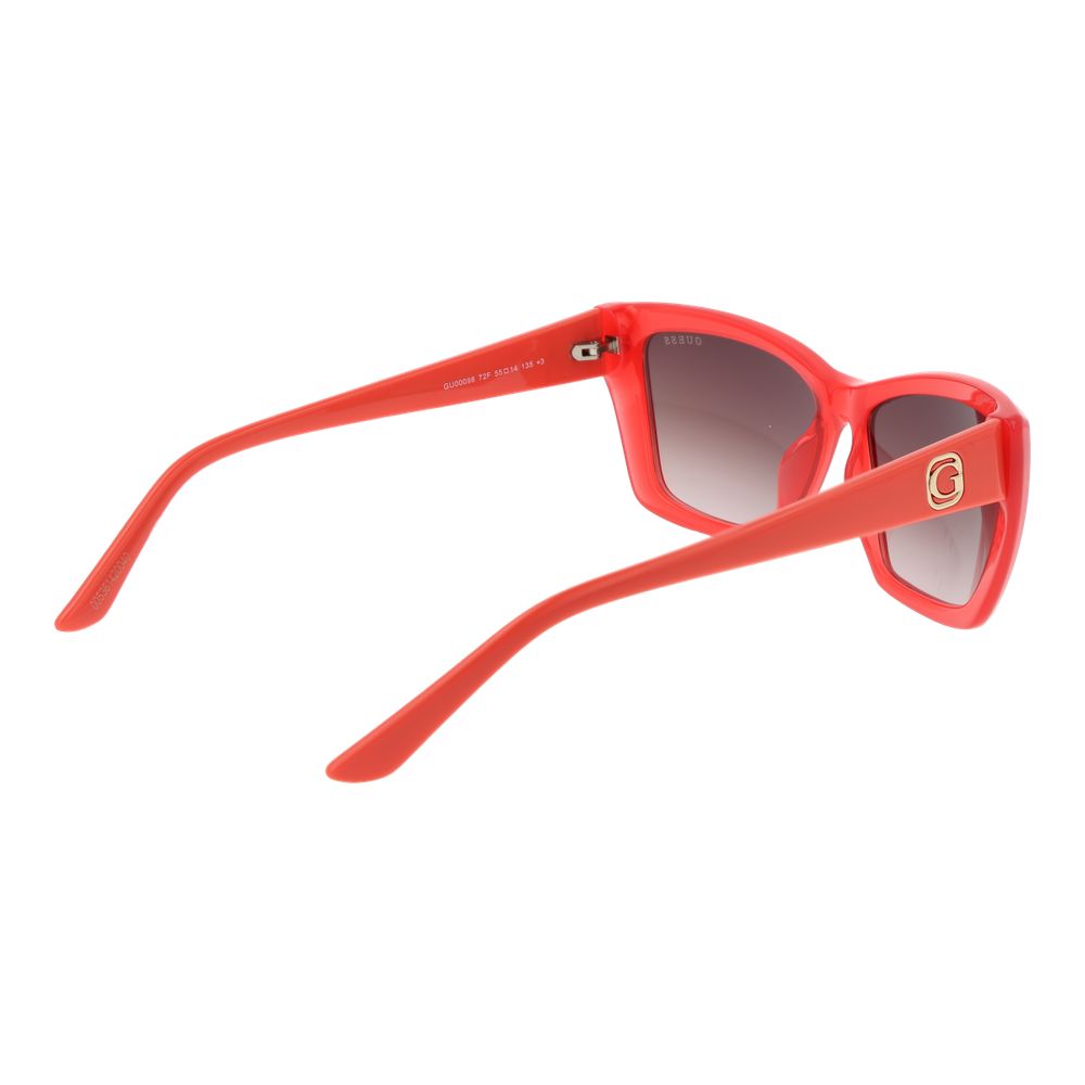 Lunettes de soleil en plastique rose Guess