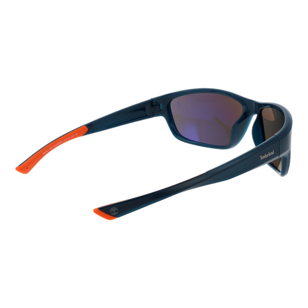 Lunettes de soleil en plastique bleu Timberland
