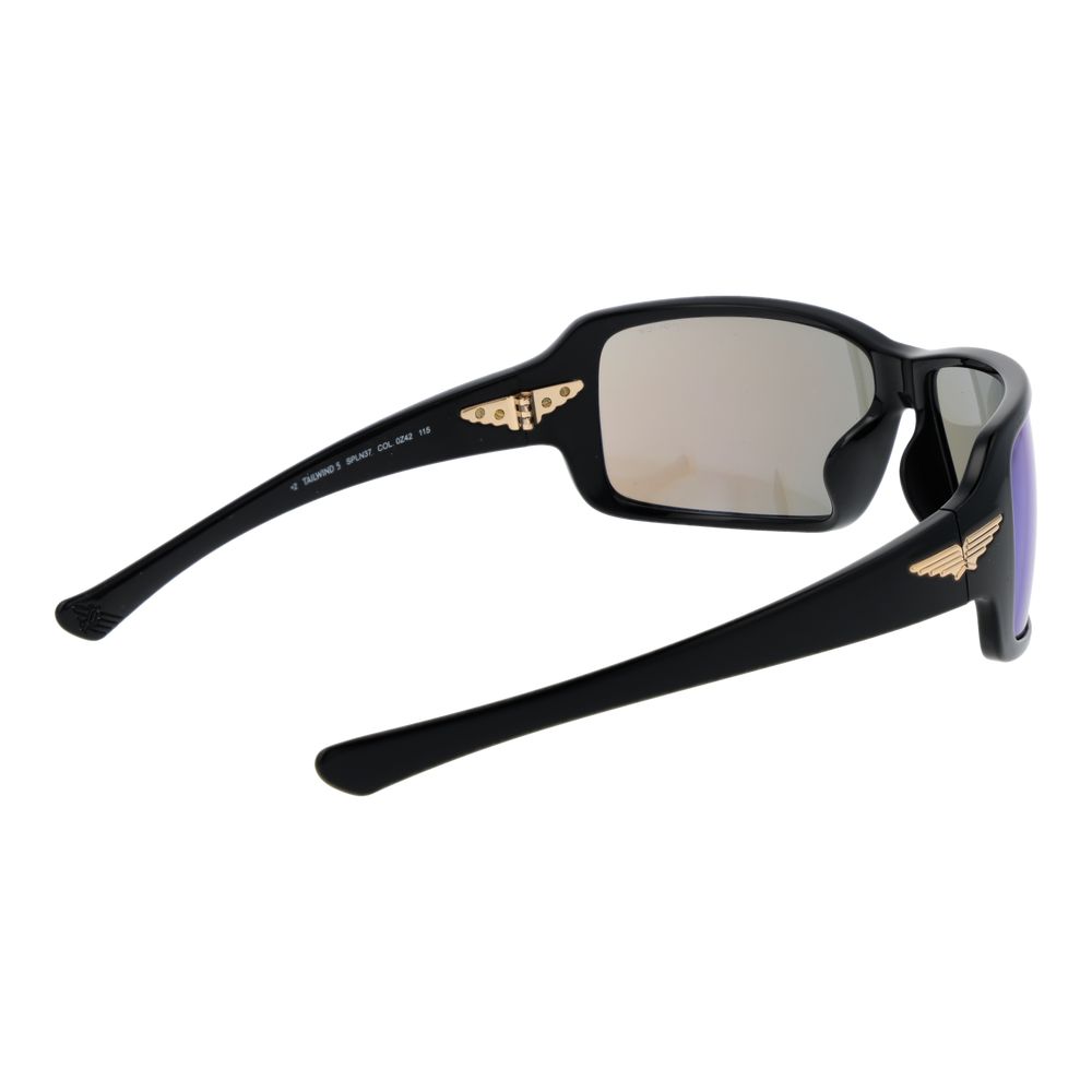 Lunettes de soleil Police en plastique noir