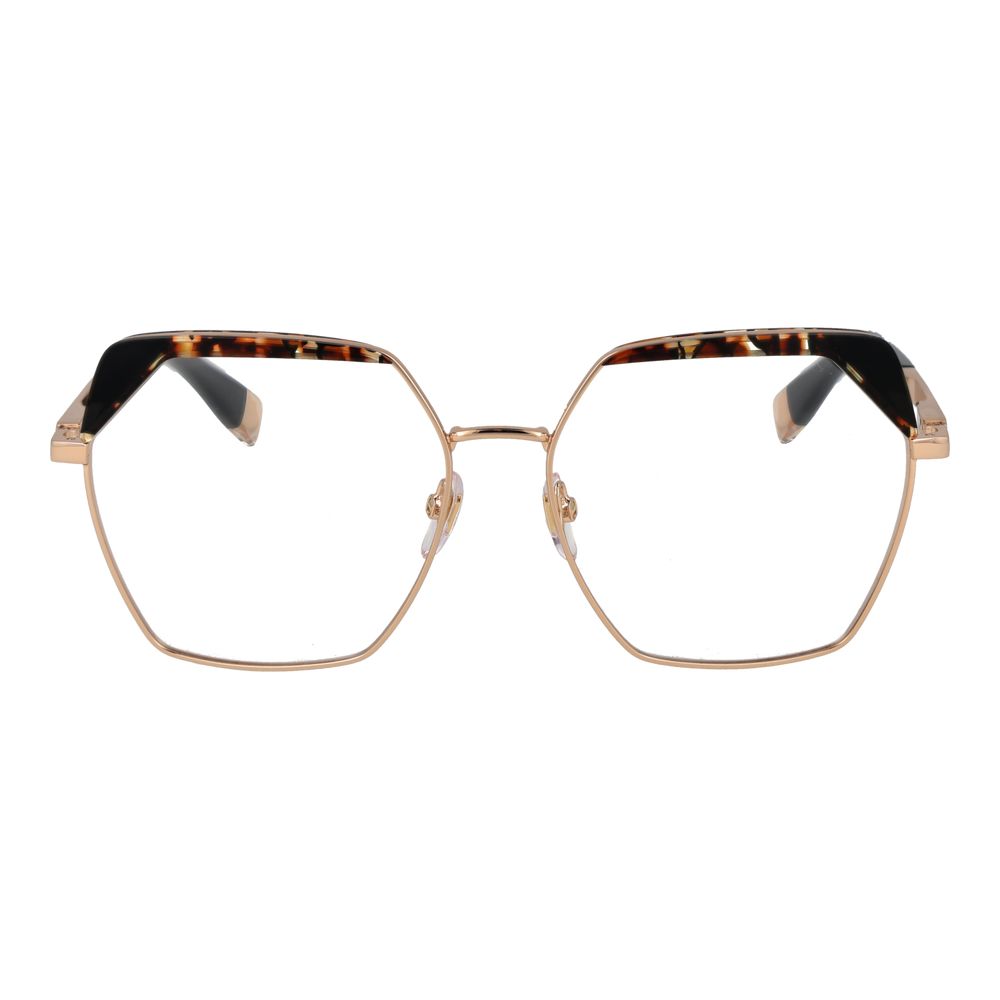 Lunettes Furla en acier inoxydable doré rose (Monture)