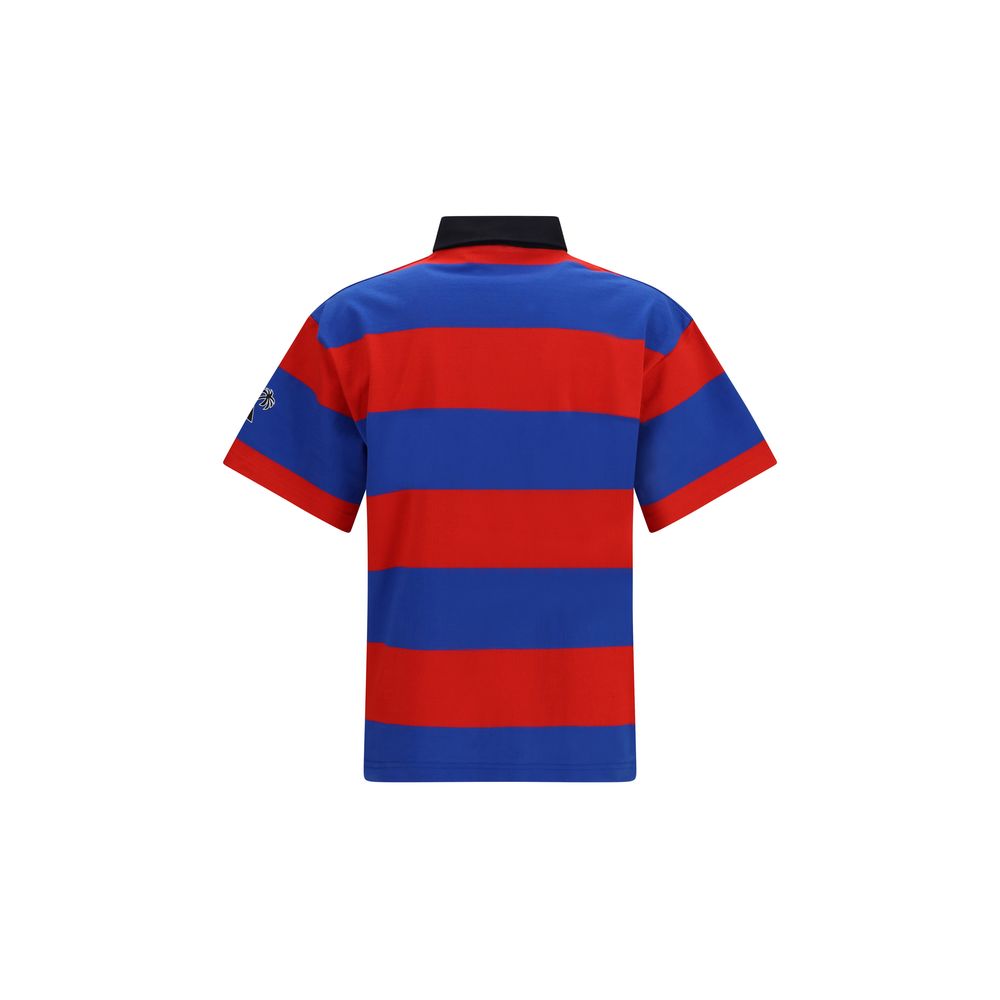 Polo en coton multicolore Palm Angels