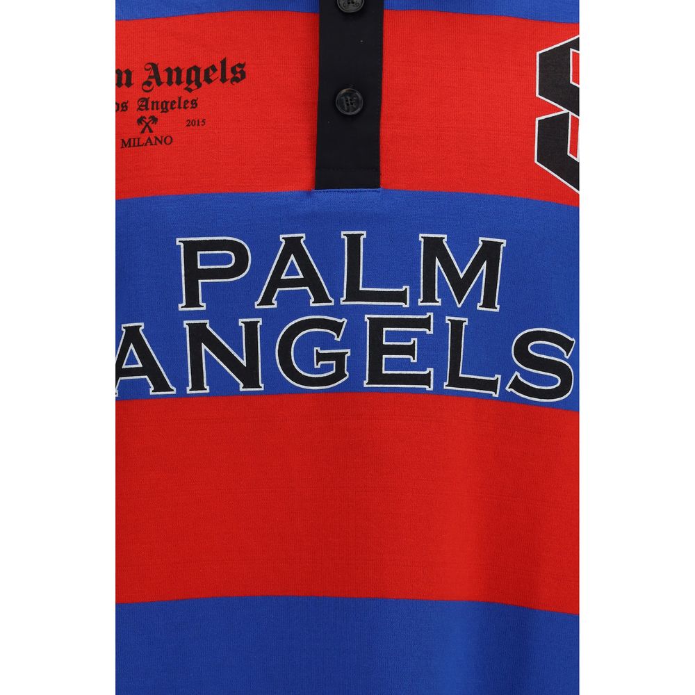 Polo en coton multicolore Palm Angels