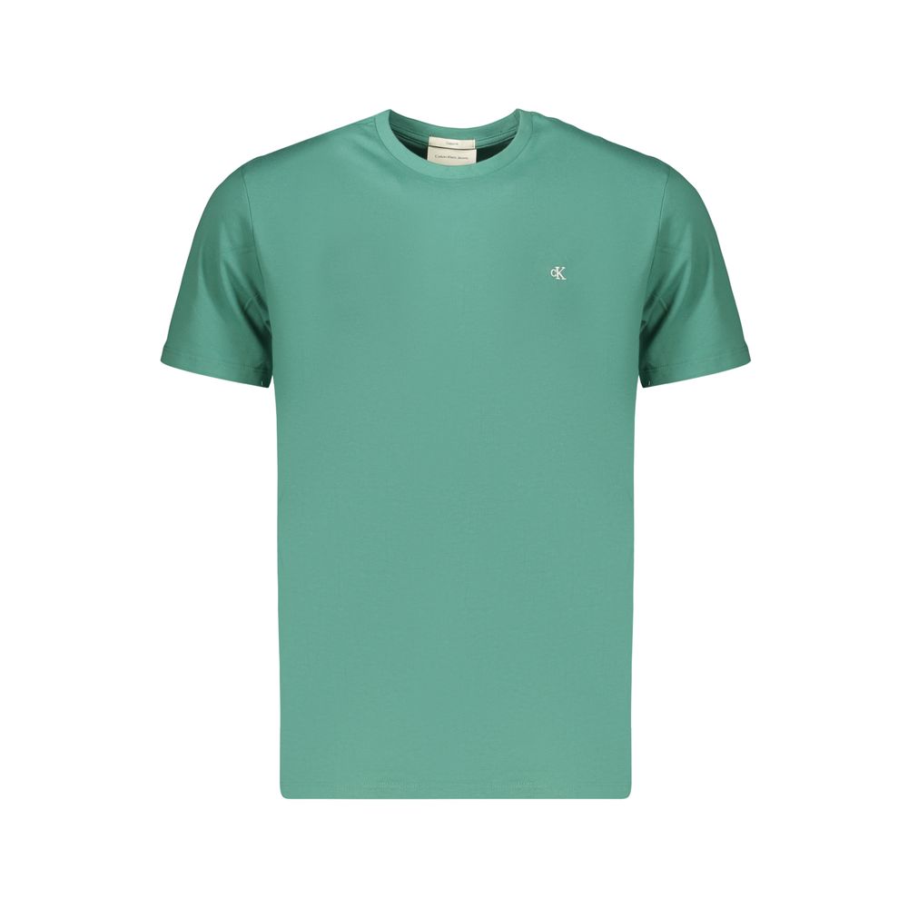 T-shirt en coton vert pour homme Calvin Klein