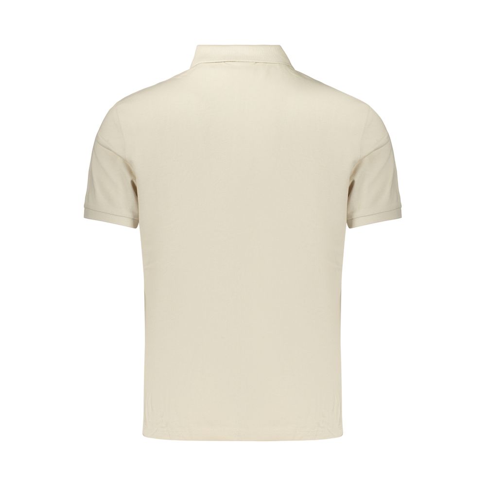 Calvin Klein Beige Herren-Poloshirt aus Baumwolle