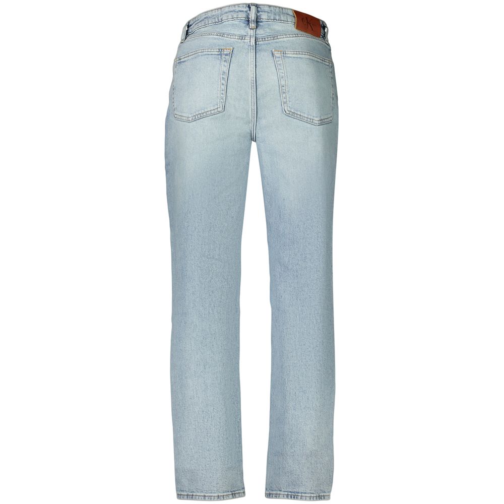 Jean en coton Azzurro pour femme Calvin Klein