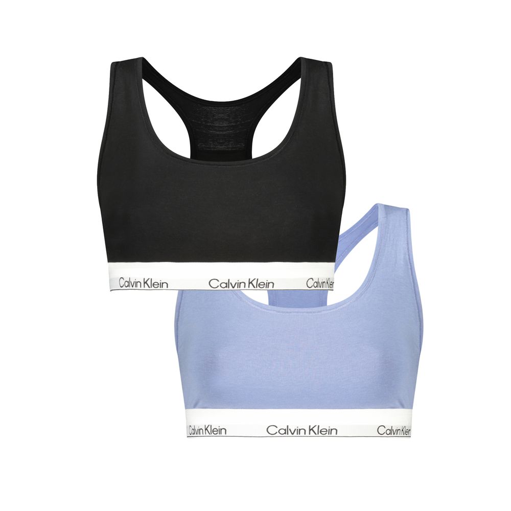 Sous-vêtements pour femmes en coton bleu Calvin Klein