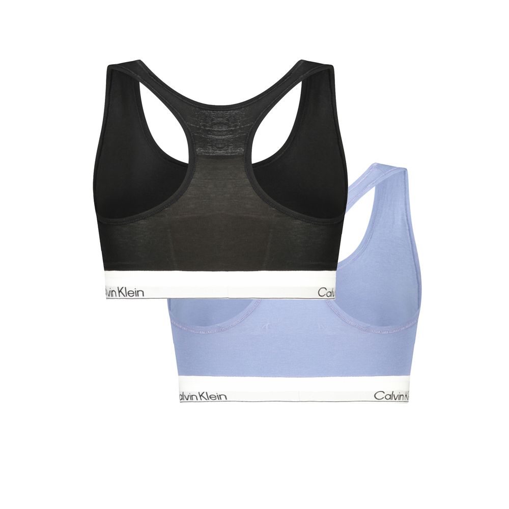 Sous-vêtements pour femmes en coton bleu Calvin Klein