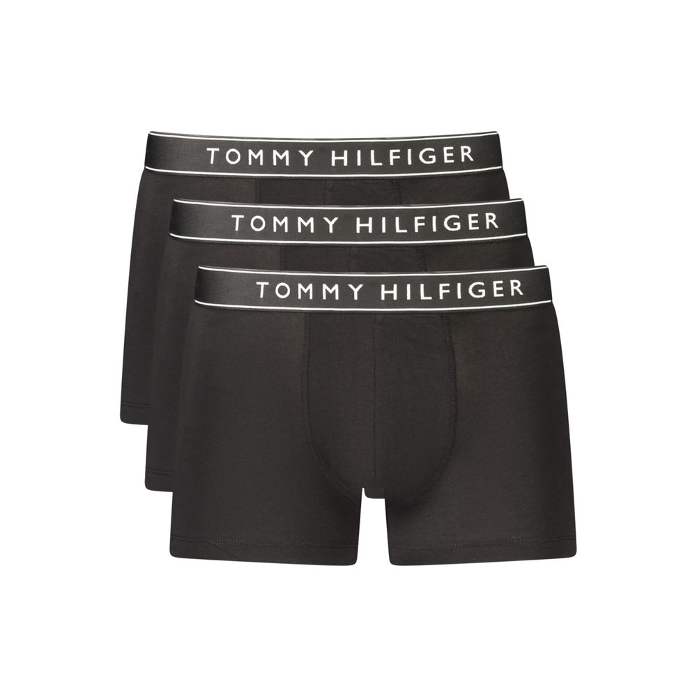Caleçon boxer en coton noir Tommy Hilfiger pour homme
