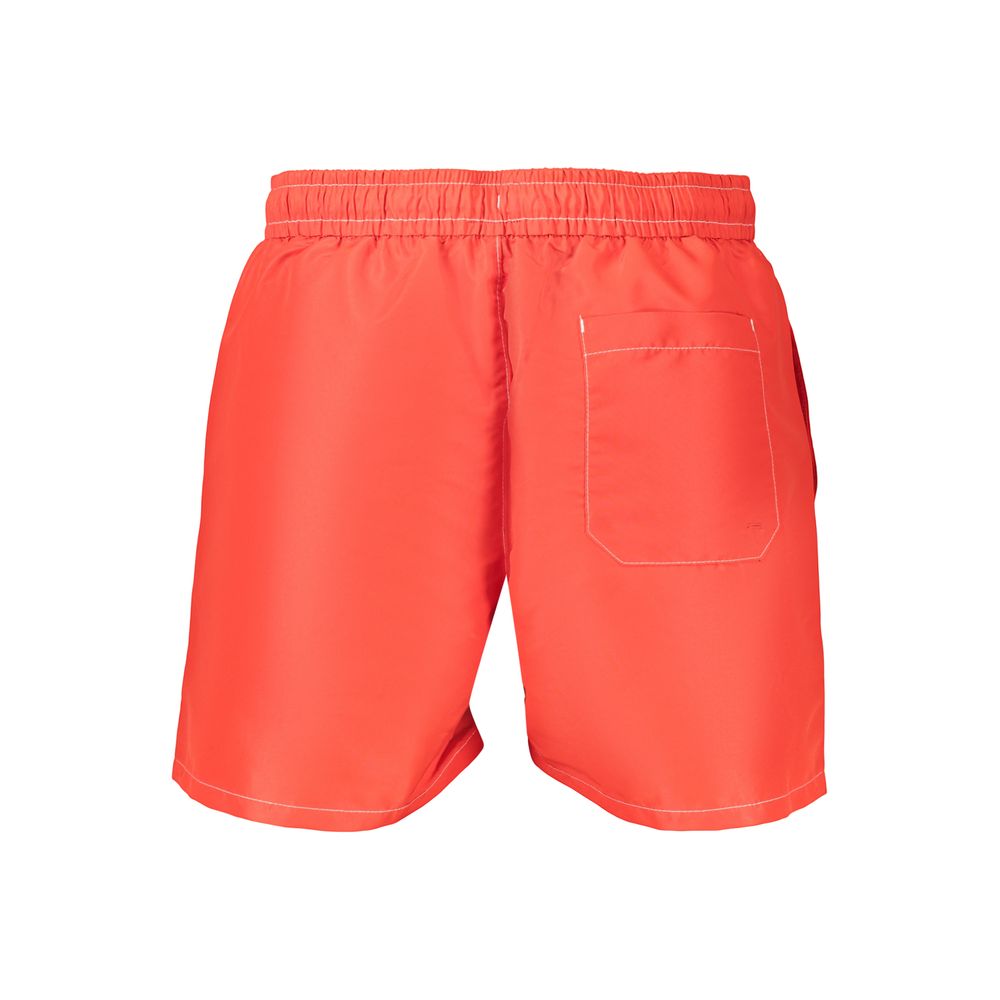 Short de bain en polyester Tommy Hilfiger rouge pour homme