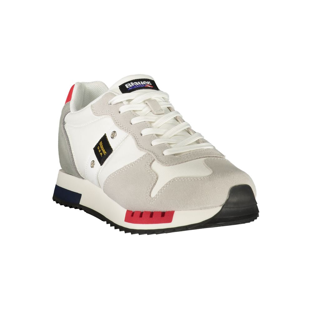Baskets Blauer en polyuréthane blanc pour homme