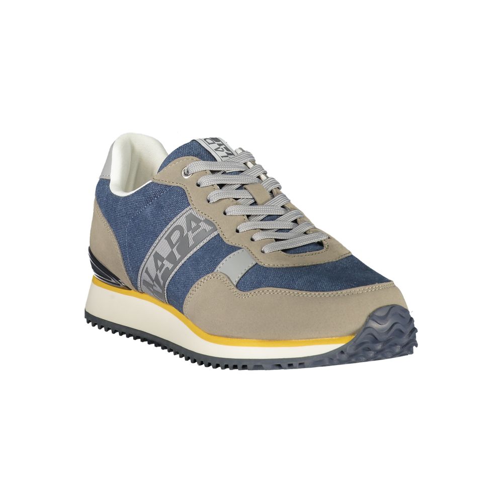 Baskets Napapijri bleues en polyester pour homme