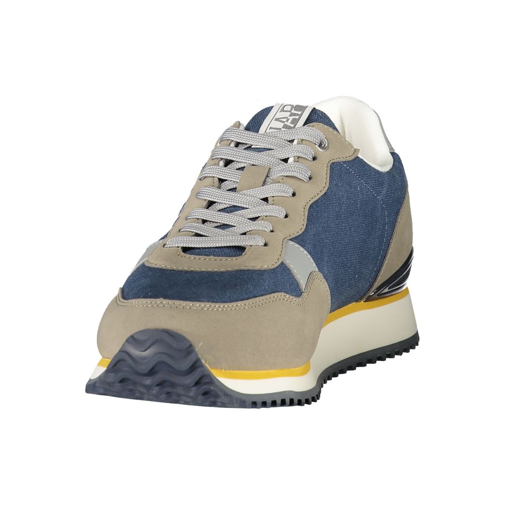 Baskets Napapijri bleues en polyester pour homme