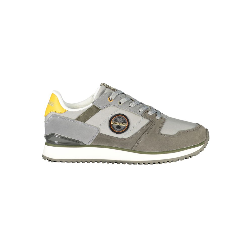 Baskets Napapijri grises en polyester pour homme