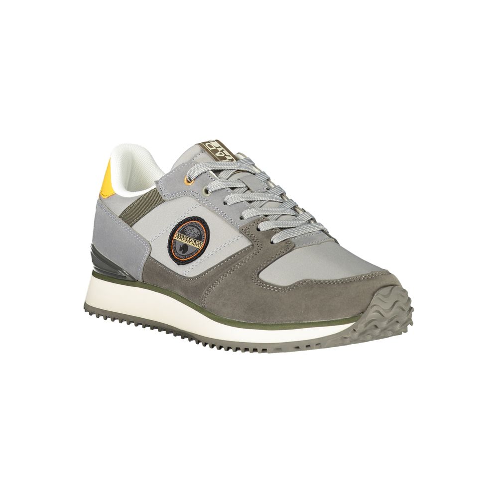 Baskets Napapijri grises en polyester pour homme