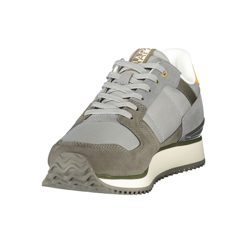 Baskets Napapijri grises en polyester pour homme