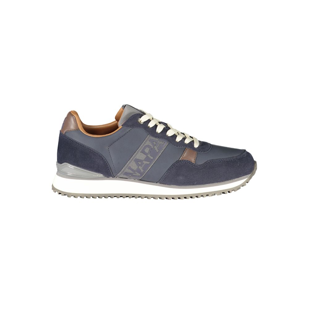 Baskets Napapijri bleues en polyester pour homme