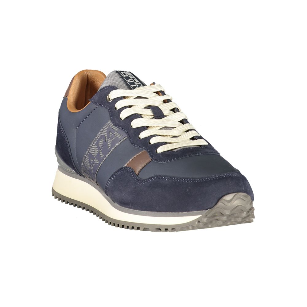 Baskets Napapijri bleues en polyester pour homme