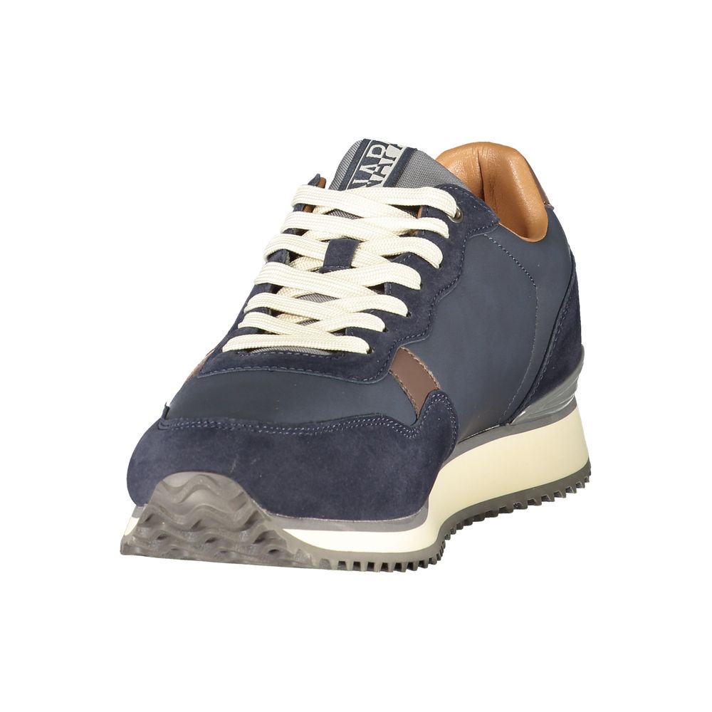 Baskets Napapijri bleues en polyester pour homme