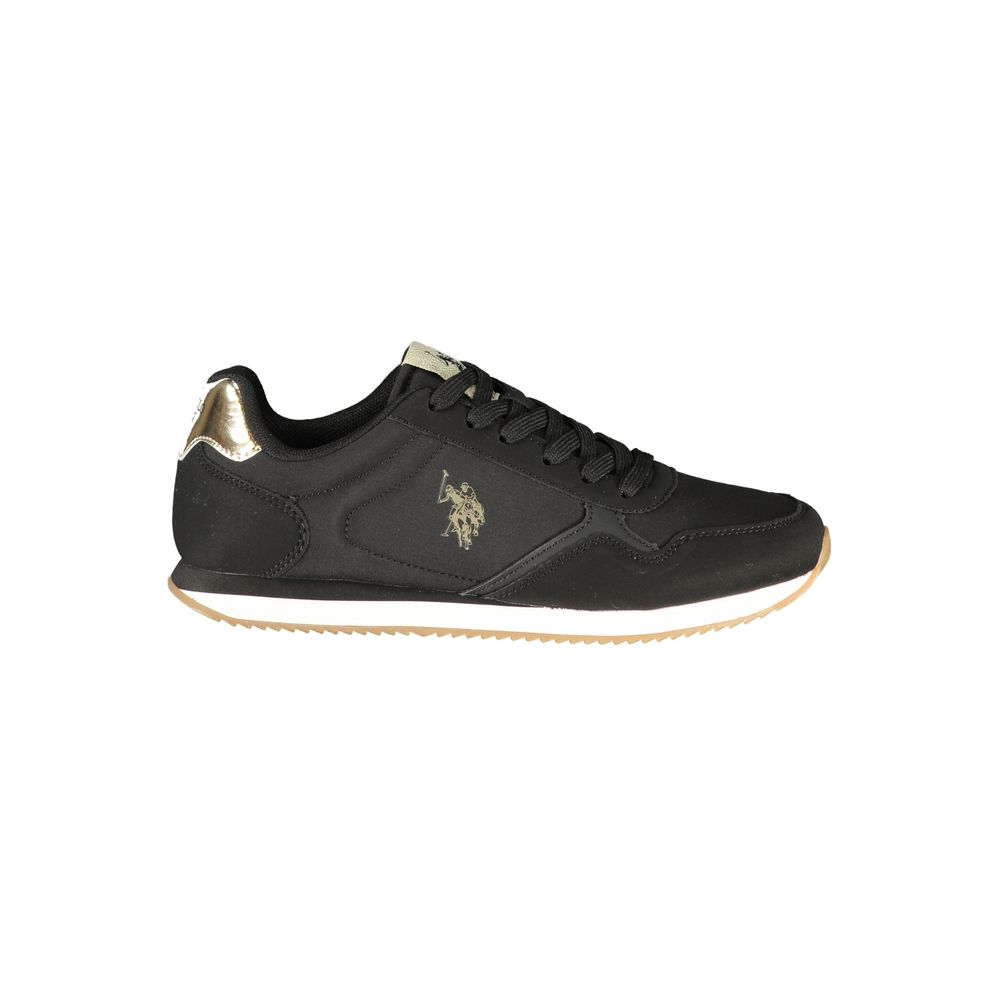 U.S. POLO ASSN. Baskets Noires en Polyuréthane pour Femme