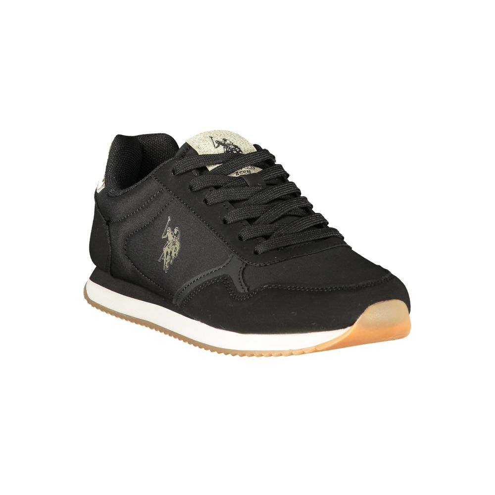 U.S. POLO ASSN. Baskets Noires en Polyuréthane pour Femme
