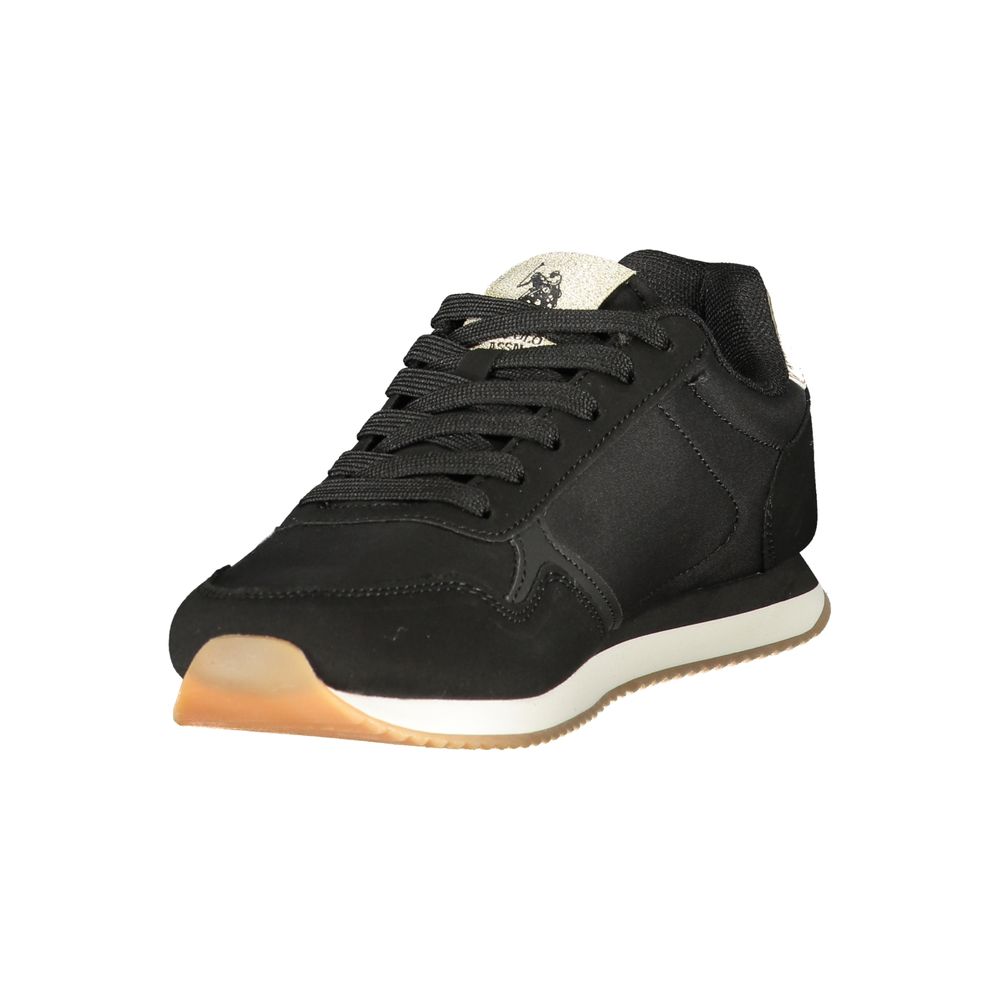 U.S. POLO ASSN. Baskets Noires en Polyuréthane pour Femme