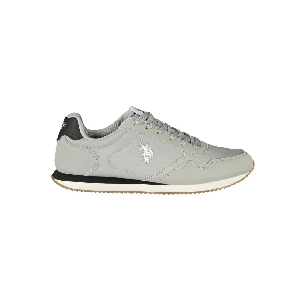 U.S. POLO ASSN. Baskets en Polyuréthane Grises pour Homme