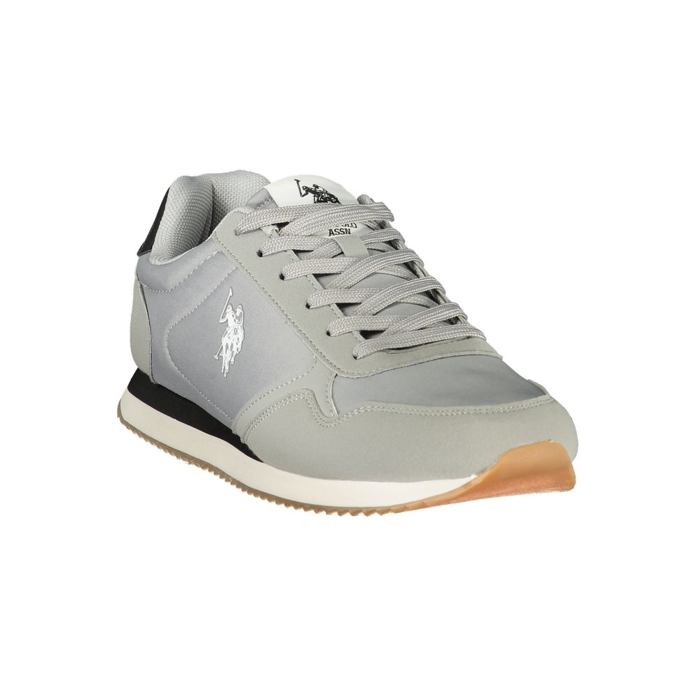U.S. POLO ASSN. Baskets en Polyuréthane Grises pour Homme