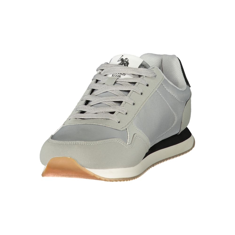 U.S. POLO ASSN. Baskets en Polyuréthane Grises pour Homme