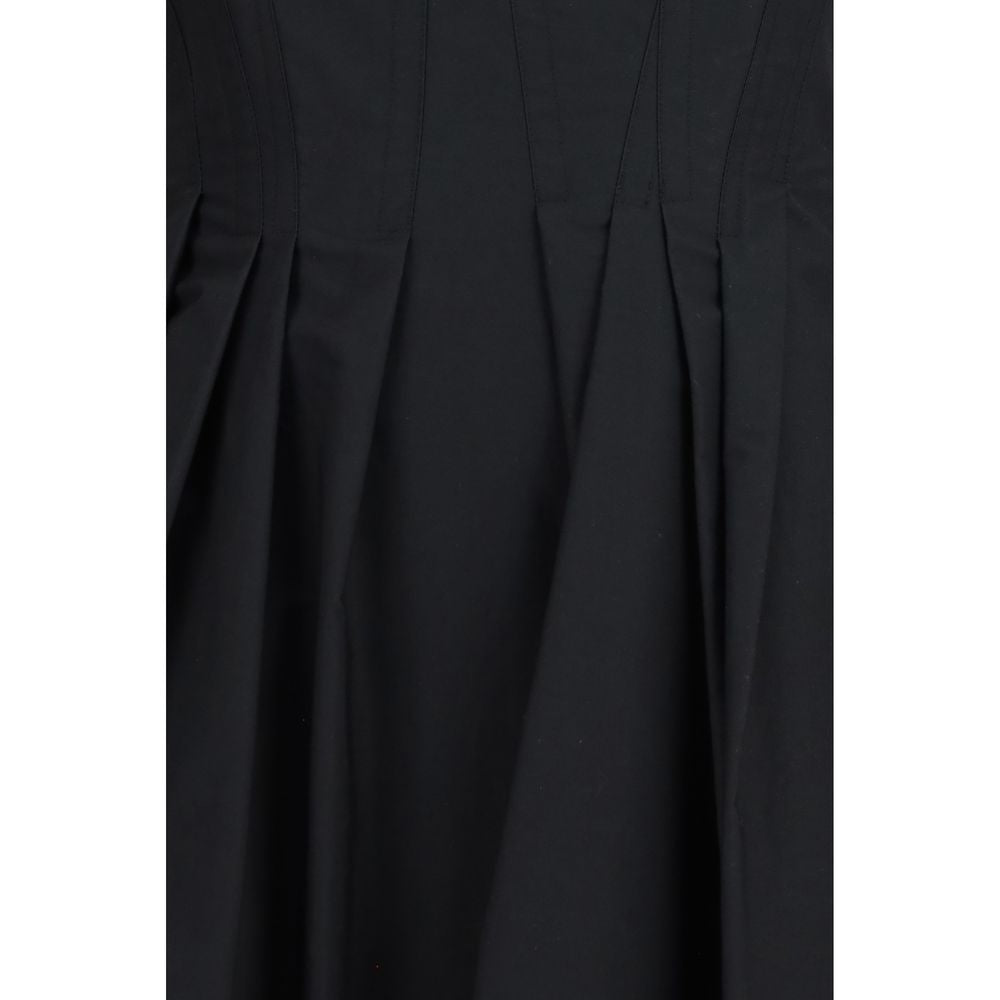 Robe décontractée en coton noir Max Mara
