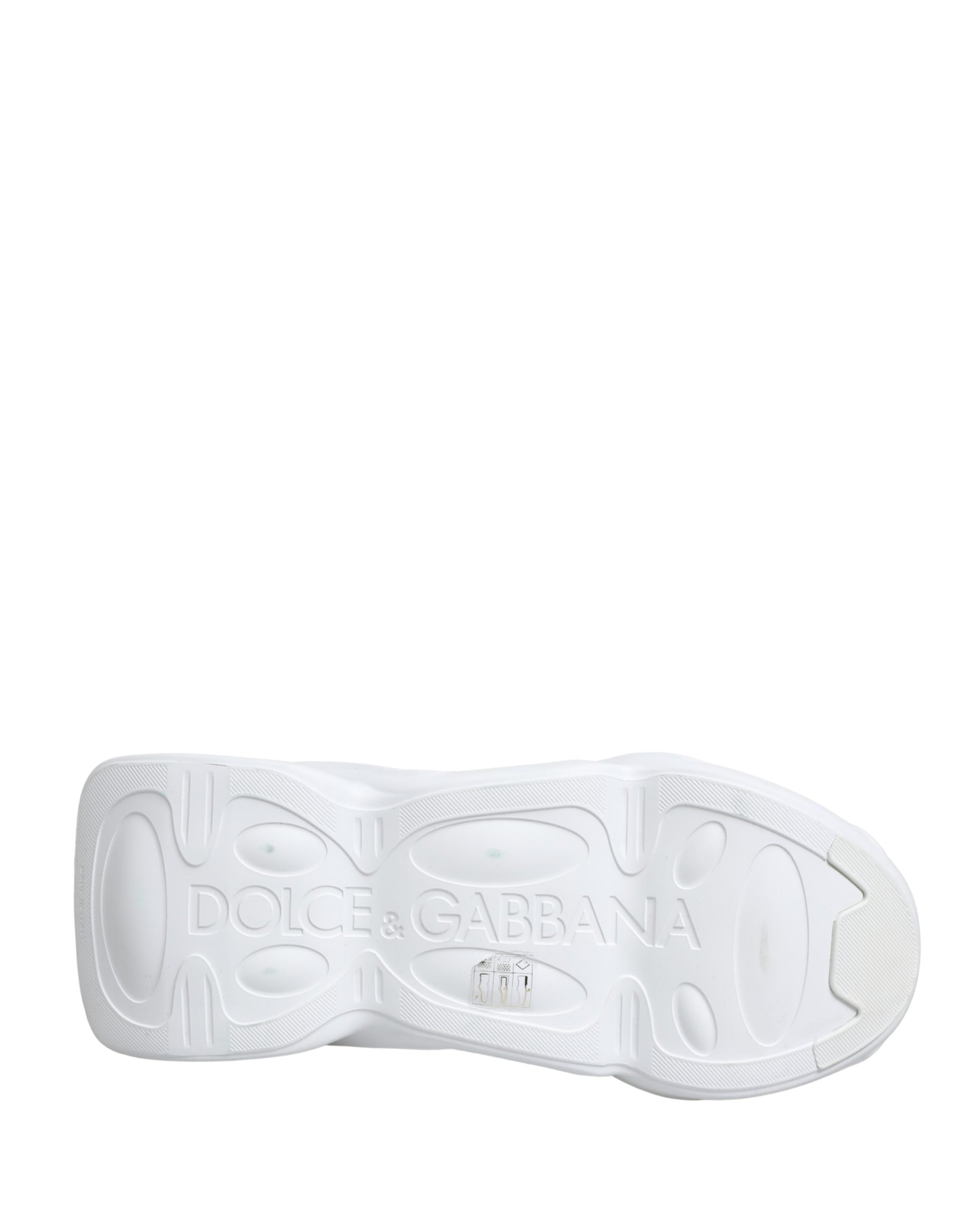 Chaussures Baskets Basses Dolce & Gabbana Blanches à Enfiler Wave