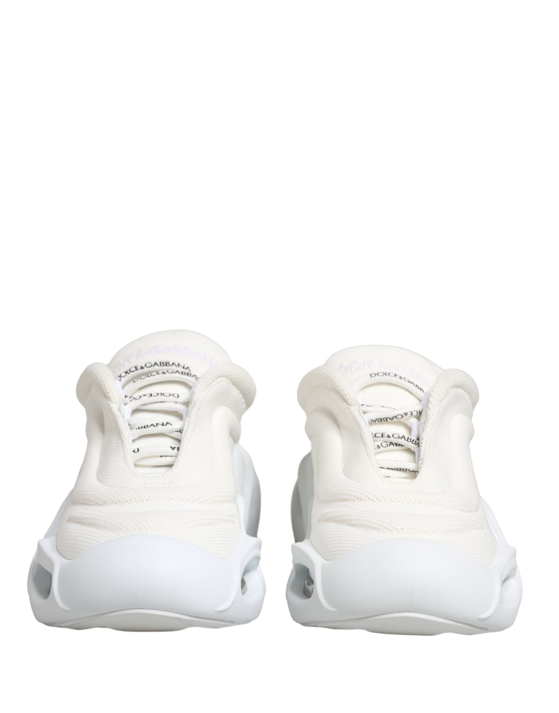 Chaussures Baskets Basses Dolce & Gabbana Blanches à Enfiler Wave