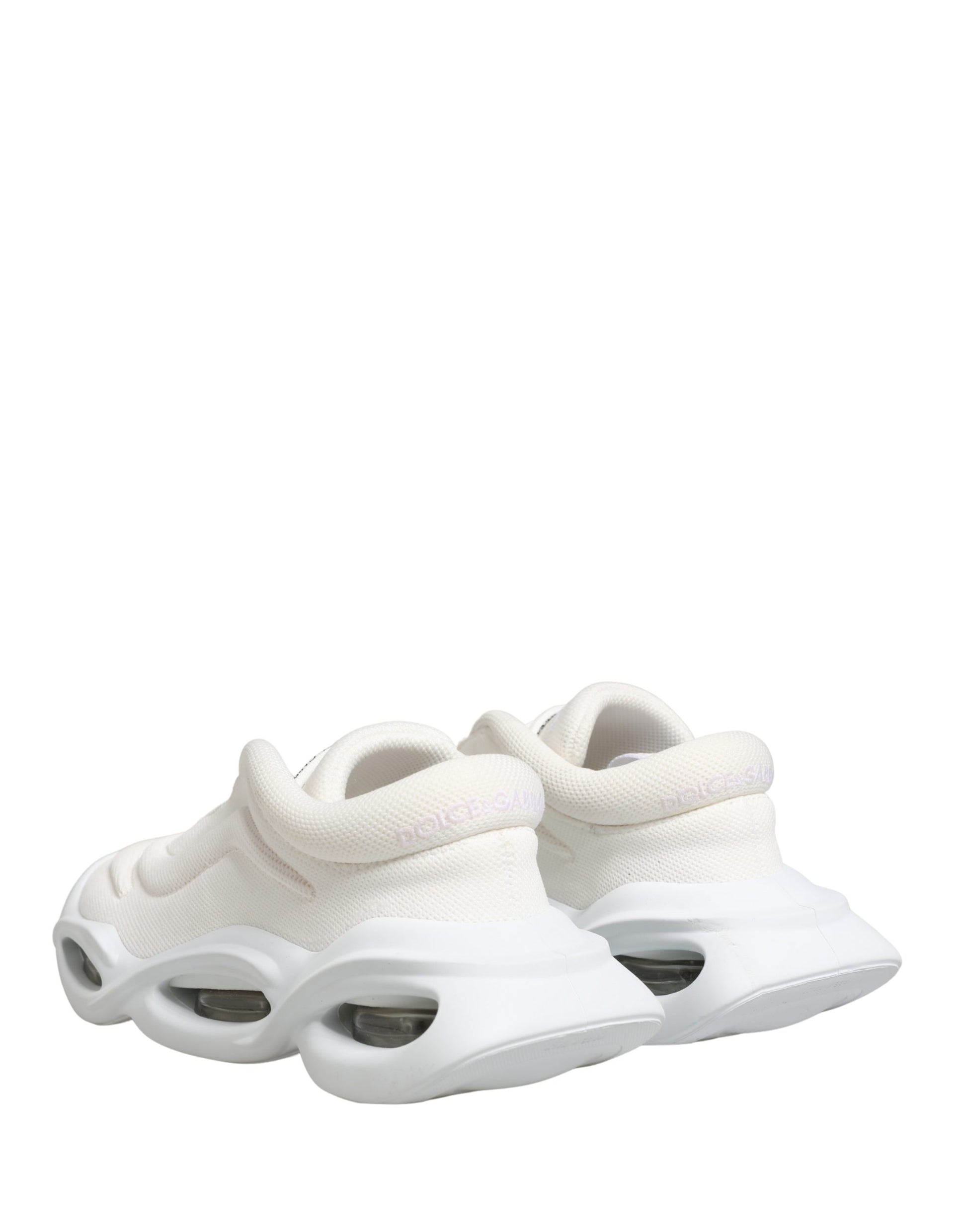Chaussures Baskets Basses Dolce & Gabbana Blanches à Enfiler Wave